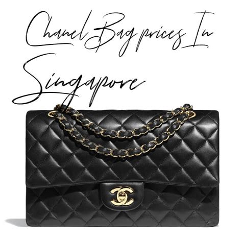 chanel bags singapore price list|chanel bags for women singapore.